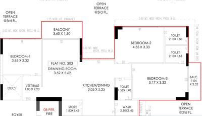 Image of 3153 Sq.ft 4 BHK Apartment / Flat for sale in Shilp Celestial, Vaishno Devi Circle, Ahmedabad for Rs. 16300000