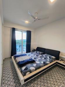 Bedroom Image of 970 Sq.ft 1.5 BHK Apartment / Flat for rent in Marna Siolim Goa for Rs. 65000