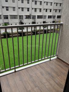 Balcony Image of 1651 Sq.ft 3 BHK Apartment / Flat for rent in Santvan Lexon, Bhesan Surat for Rs. 26000