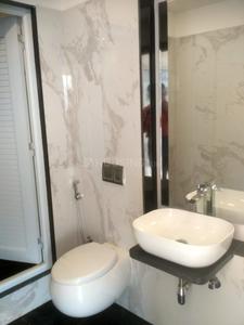 Bathroom Image of 1500 Sq.ft 3 BHK Apartment / Flat for rent in Ruparel Ariana, Wadala Mumbai for Rs. 160000