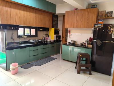 Kitchen Image of 1563 Sq.ft 3 BHK Apartment / Flat for rent in Parmeshwar Trident, Chandkheda Ahmedabad for Rs. 40000