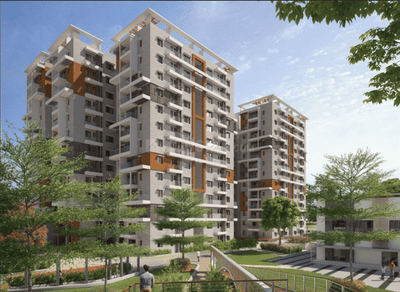 Image of 1360 Sq.ft 2 BHK Apartment / Flat for sale in Honer Vivantis, Nallagandla, Hyderabad for Rs. 12200000