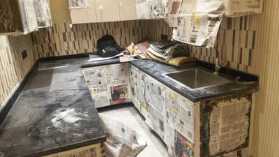 Kitchen Image of 1000 Sq.ft 2 BHK Builder Floor for sale in Lajpat Nagar New Delhi for Rs. 24500000