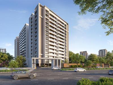 Image of 2475 Sq.ft 3 BHK Apartment / Flat for sale in Abhishek Apple Green 2, Koba, Gandhinagar for Rs. 10725000