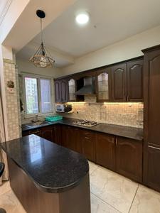 Kitchen Image of 1400 Sq.ft 3 BHK Apartment / Flat for rent in Unitech The Palms, Sector 41 Gurgaon for Rs. 85000