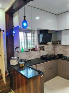 Kitchen Image of 1175 Sq.ft 2 BHK Apartment / Flat for sale in Indraprastha Satya Krishnas Indraprastha, Gandimaisamma Hyderabad for Rs. 7100000