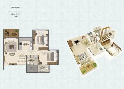 Image of 1555 Sq.ft 2 BHK Apartment / Flat for sale in Shreeji Divine, Kharghar, Navi Mumbai for Rs. 13500000