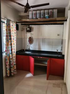 Kitchen Image of 350 Sq.ft 1 RK Apartment / Flat for rent in Thane West Thane for Rs. 15000