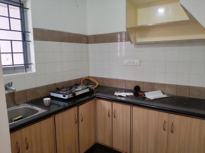 Kitchen Image of 550 Sq.ft 1 BHK Apartment / Flat for rent in New Tippasandra Bengaluru for Rs. 27500