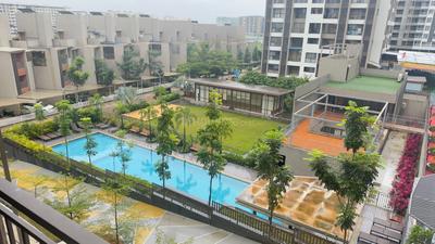 Balcony Image of 980 Sq.ft 2 BHK Apartment / Flat for sale in Mantra Montana, Dhanori Pune for Rs. 8000000