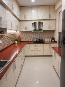 Kitchen Image of 1700 Sq.ft 2 BHK Apartment / Flat for rent in Vrindavan Yojana Lucknow for Rs. 27000