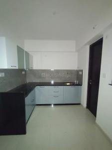 Kitchen Image of 1200 Sq.ft 3 BHK Apartment / Flat for rent in Runal Spacio, Ravet Pune for Rs. 29500