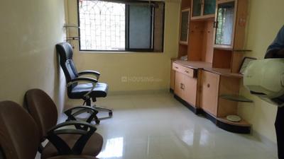 Living Room Image of 650 Sq.ft 1 BHK Apartment / Flat for rent in Belapur CBD Navi Mumbai for Rs. 30000