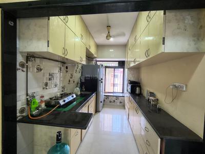 Kitchen Image of 500 Sq.ft 1 BHK Apartment / Flat for rent in Borivali West Mumbai for Rs. 34000