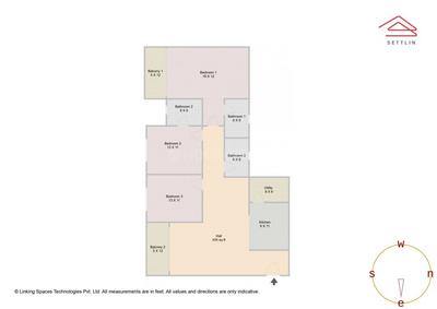 Image of 1877 Sq.ft 3 BHK Apartment / Flat for sale in Adarsh Welkin Park Villas by Adarsh Developers, Choodasandra, Bengaluru for Rs. 26000000
