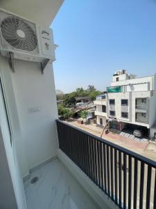 Balcony Image of 800 Sq.ft 1 RK Apartment / Flat for rent in Durgapura Jaipur for Rs. 18000