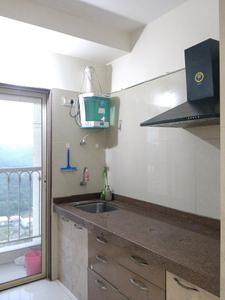 Kitchen Image of 680 Sq.ft 1 BHK Apartment / Flat for rent in Harasiddh Richland Rutu City Wing A, Thane West Thane for Rs. 26000