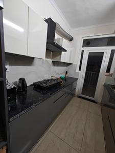 Kitchen Image of 1500 Sq.ft 3 BHK Apartment / Flat for rent in Bliss Orra, Gazipur Zirakpur for Rs. 35000