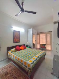 Bedroom Image of 400 Sq.ft 1 RK Builder Floor for rent in Defence Colony New Delhi for Rs. 35000
