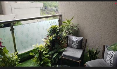 Balcony Image of 1010 Sq.ft 2 BHK Apartment / Flat for sale in Bhukum Pune for Rs. 8500000