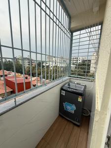 Balcony Image of 620 Sq.ft 1 BHK Apartment / Flat for rent in Whitefield Bengaluru for Rs. 28125