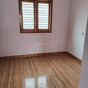 Bedroom Image of 1000 Sq.ft 1 BHK Builder Floor for rent in Alkola Shivamogga for Rs. 7000