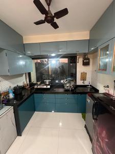 Kitchen Image of 1250 Sq.ft 3 BHK Independent House for rent in Amal Aspen Park, Goregaon East Mumbai for Rs. 130000
