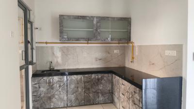 Kitchen Image of 1510 Sq.ft 3 BHK Apartment / Flat for rent in Adani Amogha, Shantigram Ahmedabad for Rs. 28000