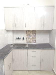 Kitchen Image of 540 Sq.ft 1 BHK Builder Floor for rent in Preet Vihar New Delhi for Rs. 14000