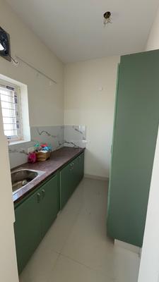 Kitchen Image of 950 Sq.ft 1 BHK Apartment / Flat for rent in Gachibowli Hyderabad for Rs. 23000