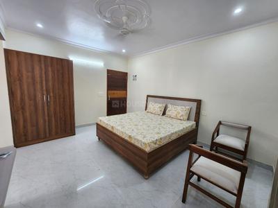 Bedroom Image of 550 Sq.ft 1 RK Studio for rent in Jagatpura Jaipur for Rs. 15500