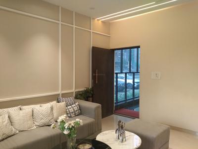 Living Room Image of 640 Sq.ft 1 BHK Apartment / Flat for sale in Techton Akhand by Techton Lifespaces LLP, Vasai East Vasai for Rs. 4500000