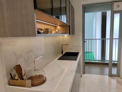 Kitchen Image of 1700 Sq.ft 3 BHK Apartment / Flat for sale in Godrej Eternal Palms, Sanpada Navi Mumbai for Rs. 47000000
