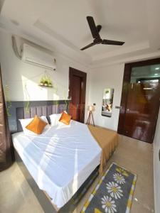 Bedroom Image of 540 Sq.ft 1 BHK Apartment / Flat for rent in Ramky Towers, Gachibowli Hyderabad for Rs. 16000