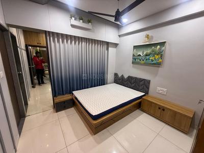 Bedroom Image of 1500 Sq.ft 3 BHK Apartment / Flat for rent in Adani The Meadows, Shantigram Ahmedabad for Rs. 50000
