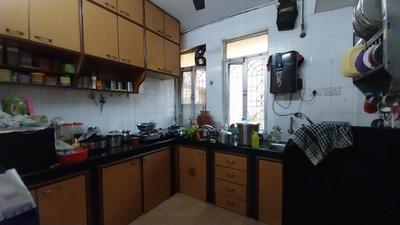 Kitchen Image of 1150 Sq.ft 3 BHK Apartment / Flat for rent in Kailash Nilgiri Gardens, Nerul Navi Mumbai for Rs. 65000