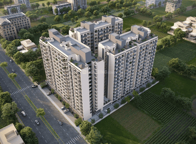 Image of 1467 Sq.ft 2 BHK Apartment / Flat for sale in Tragad, Ahmedabad for Rs. 6400000