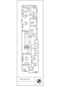 Floor Plan Image of 840 Sq.ft 2 BHK Apartment / Flat for sale in Avadi Chennai for Rs. 5400000