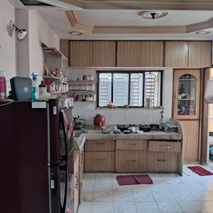 Kitchen Image of 1200 Sq.ft 2 BHK Apartment / Flat for rent in Adajan Gam Surat for Rs. 22500