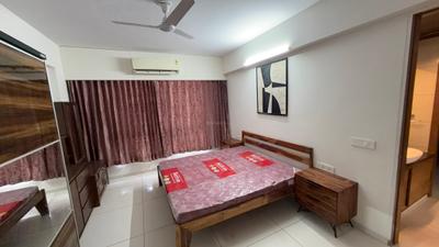 Bedroom Image of 2700 Sq.ft 4 BHK Apartment / Flat for rent in Earth Elegance, Bodakdev Ahmedabad for Rs. 100000