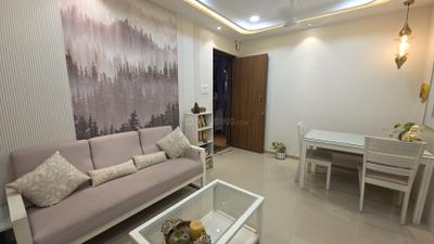 Living Room Image of 650 Sq.ft 1 BHK Apartment / Flat for sale in Puraniks City Reserva Phase 1, Kasarvadavali Thane for Rs. 6300000