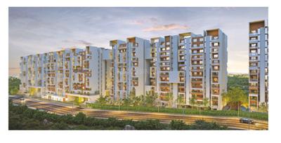 Image of 1250 Sq.ft 3 BHK Apartment / Flat for sale in Rohan Abhilasha 4, Wagholi, Pune for Rs. 9900000