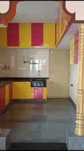 Kitchen Image of 1200 Sq.ft 2 BHK Builder Floor for rent in Mahadevapura Mysore for Rs. 10000