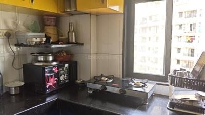 Kitchen Image of 520 Sq.ft 1 BHK Apartment / Flat for rent in Raunak City 3, Kalyan West Kalyan for Rs. 15500