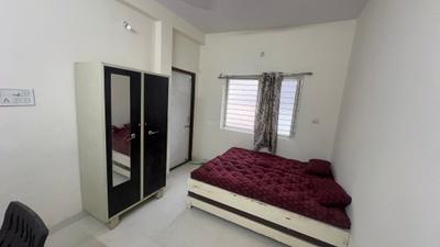 Bedroom Image of 800 Sq.ft 1 RK Builder Floor for rent in Indra Puri Colony Indore for Rs. 12000