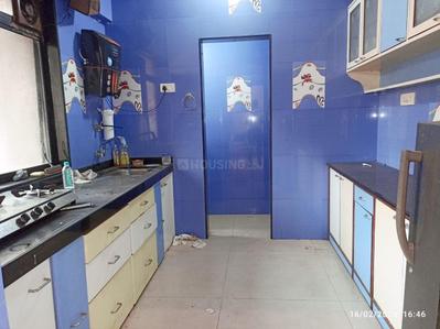 Kitchen Image of 900 Sq.ft 2 BHK Apartment / Flat for rent in Gala Pride Park, Thane West Thane for Rs. 38000
