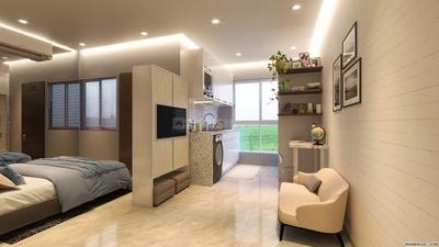 Bedroom Image of 650 Sq.ft 2 BHK Apartment / Flat for sale in 77 Crossroads, Ghatkopar East Mumbai for Rs. 13500000