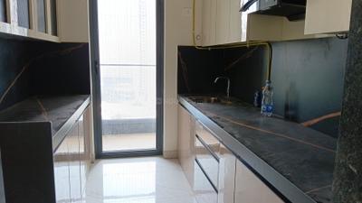 Kitchen Image of 1050 Sq.ft 3 BHK Apartment / Flat for rent in The Address By GS , Thane West Thane for Rs. 68000