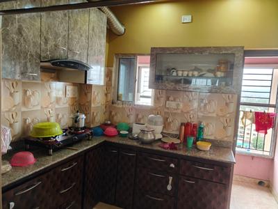 Kitchen Image of 2000 Sq.ft 3 BHK Apartment / Flat for sale in  Yahvi, Haridevpur Dhali Para Kolkata for Rs. 9500000