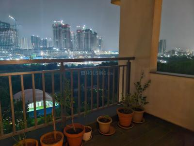 Balcony Image of 1957 Sq.ft 3 BHK Apartment / Flat for rent in Frontline Seven, Kokapet Hyderabad for Rs. 68000